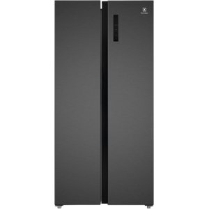 Electrolux 450L UltimateTaste 700 Side by Side Refrigerator - Matte Black Steel (ESE4500A-B)