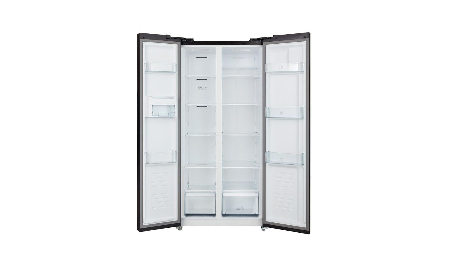 Electrolux 450L UltimateTaste 700 Side by Side Refrigerator - Matte Black Steel (ESE4500A-B) - Image 4