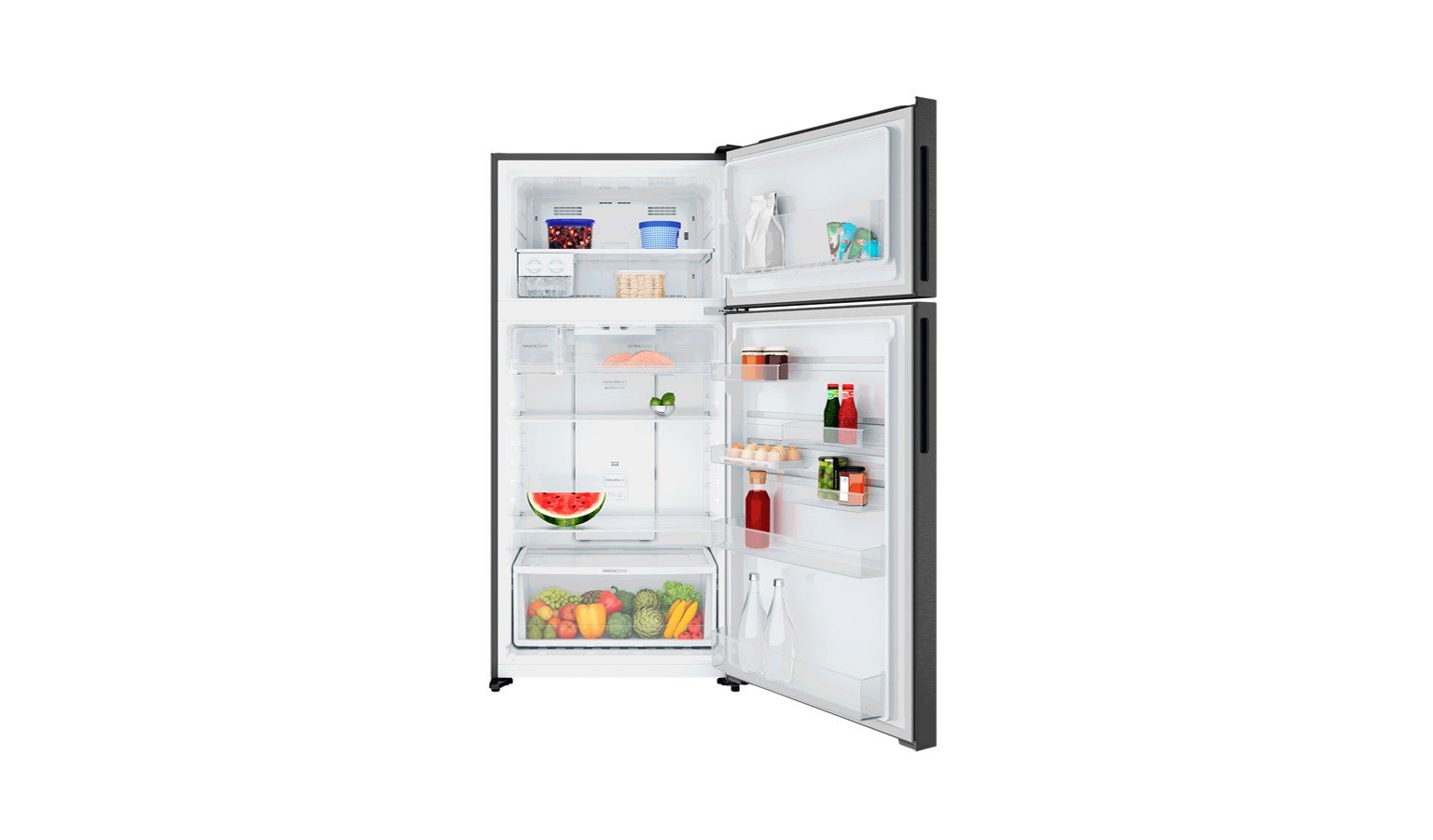 Electrolux 503L 700 Series Top Freezer Refrigerator - Matte Charcoal Black Steel (ETM5002C-B) - Image 4