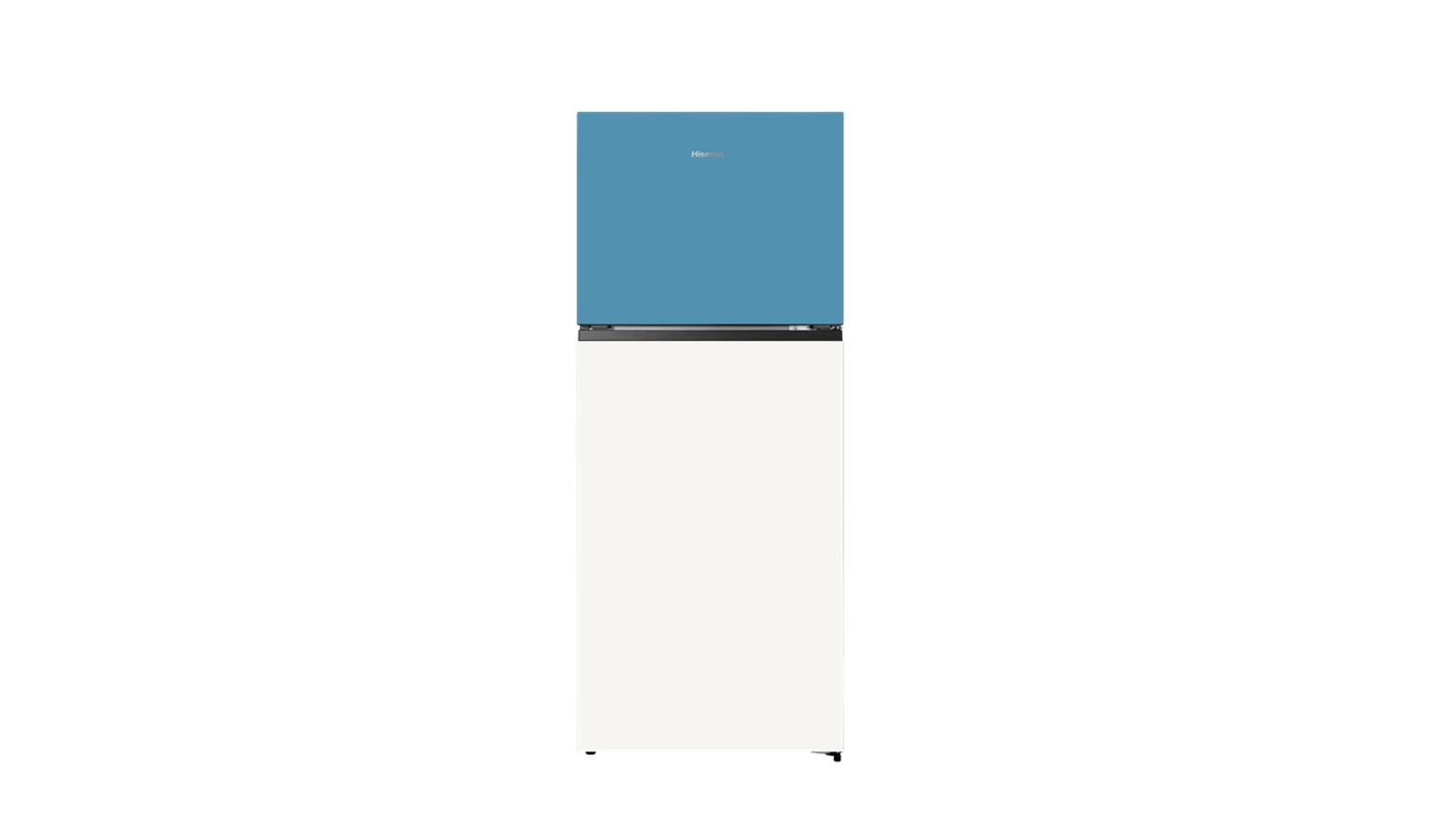 Hisense 500L 2 Doors Inverter Refrigerator - Blue & White Glass (RT549N4AW-MBU2)