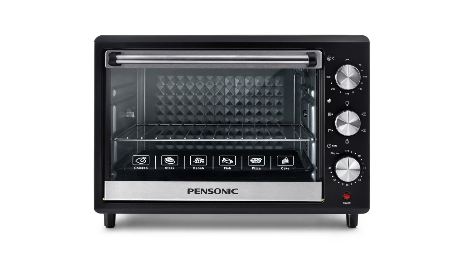 Pensonic 35L Electric Oven - Black (PEO-3511)