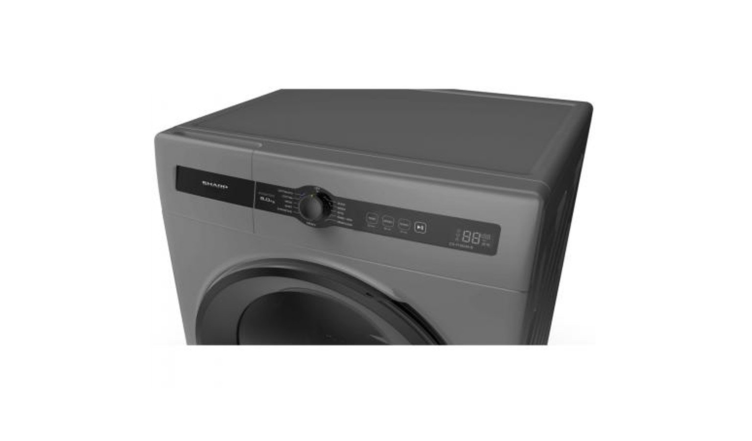 Sharp 8KG Intelligent Inverter Front Load Washing Machine - Starry Sky Grey (ESFH8AMB) - Image 3