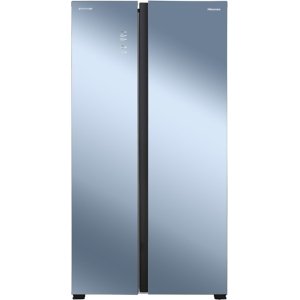 Hisense 726L Side by Side Inverter Fridge - Silver Steel (RS808N4ABU)