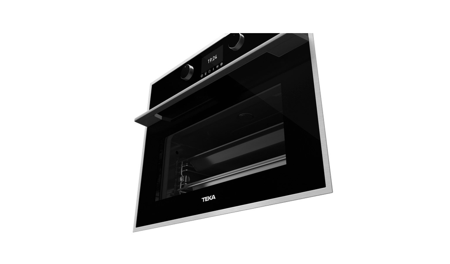 Teka Full Steam Compact Oven - Black Glass with Frame (HLC 847 S BK-SS) - Image 3